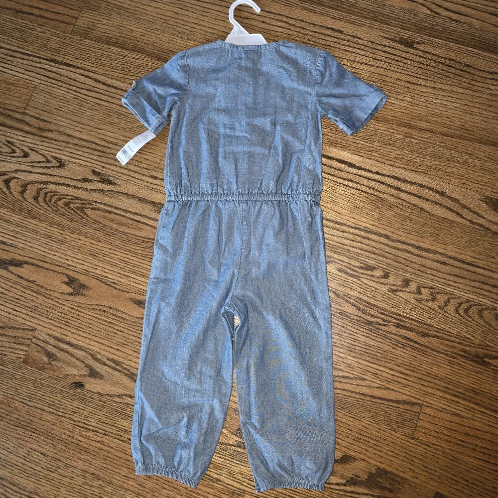 Carter's Denim Pants Romper NWT 24 Months